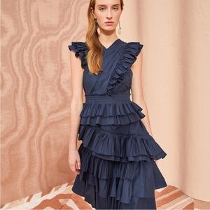 ULLA JOHNSON Aurore Dress – Midnight NWOT